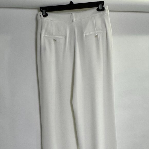 Paul & Joe Paris Chic White Tailored Dress Pants, Size US 10 - Picture 2 of 9
